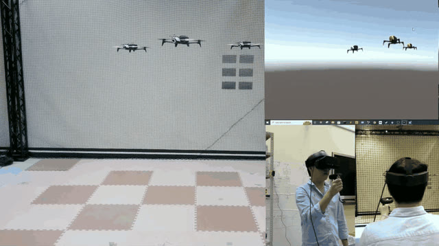 Human Workload Evaluation of Drone Swarm Formation Control using Virtual Reality Interface
